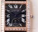 Swiss ETA2824 Cartier Tank Moon phase copy Watches Rose Gold Diamond Bezel (4)_th.jpg